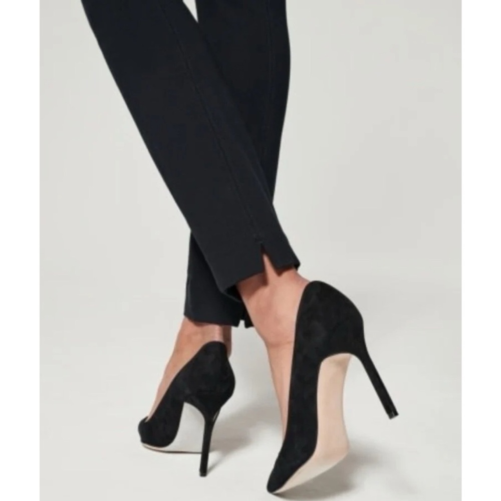 Spanx The Perfect Pant Black Ankle Back Seam Skinny Size S/P - Picture 5 of 8